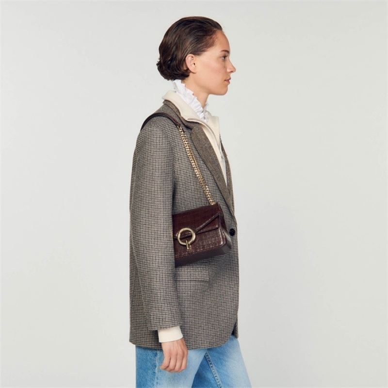 Sandro Yza bag, small model Brown | SN-SDO64867