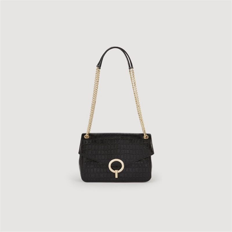 Sandro  Yza bag Black | SN-SDO64866